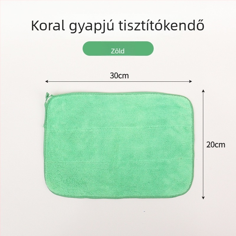 Konyhai mikroszálas kendő üveghez és felületekhez, duplakar használat – száraz és nedves, nedvszívó, szálmentes, halszálka mintázattal