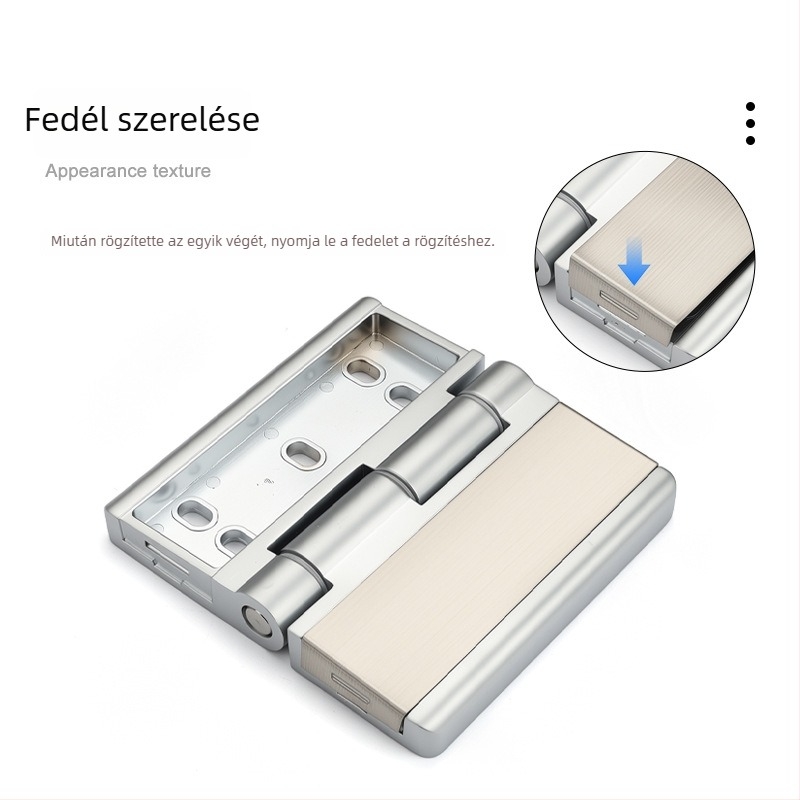 CL251 nehéz teherbírású szekrényajtó pántok, cinkötvözet, elektroplatált felület, modern minimalista stílus