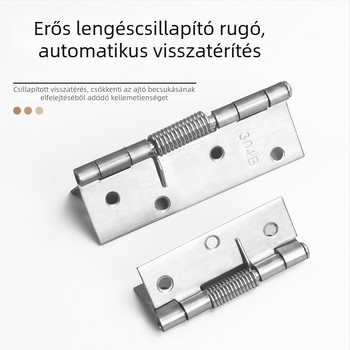 Zuogang rugós pánt 4 hüvelykes ajtóhoz, 90° pozicionálás, rejtett zárómechanizmus