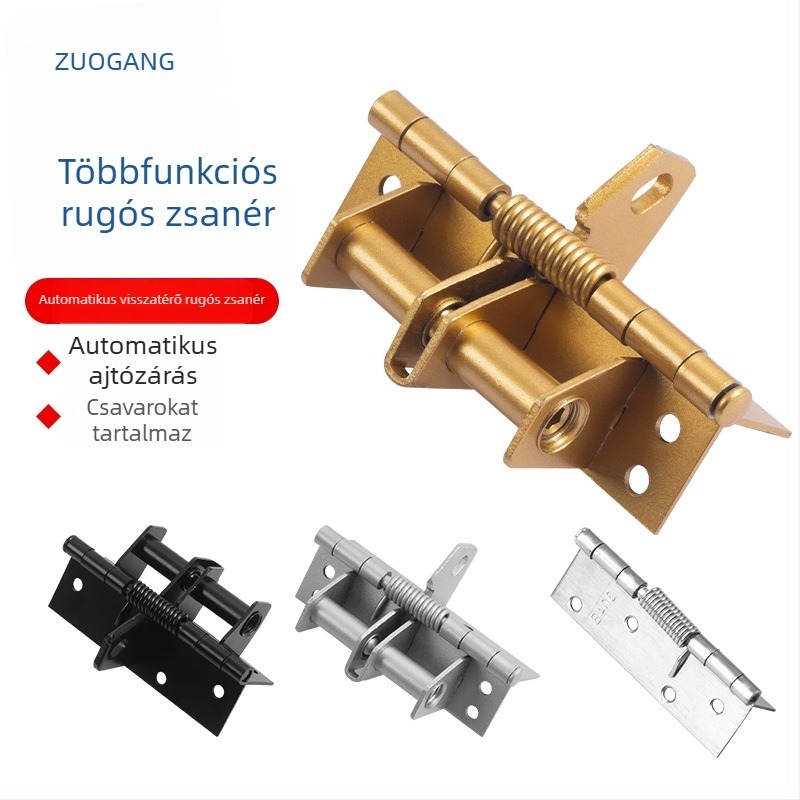Zuogang rugós pánt 4 hüvelykes ajtóhoz, 90° pozicionálás, rejtett zárómechanizmus