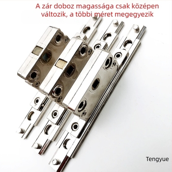Hőszigetelt alumínium ablak- és ajtókészlet: mozgató mechanizmus, záróház, integrált összekapcsoló rúd, kétirányú zárótest, nyíló ablakhoz — Noto kiegészítők