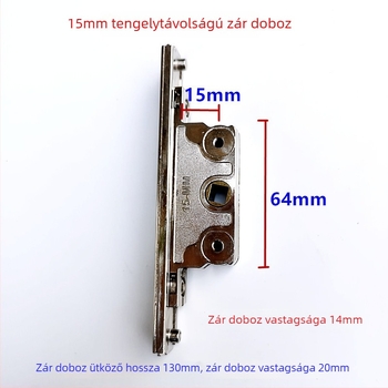 Hőszigetelt alumínium ablak- és ajtókészlet: mozgató mechanizmus, záróház, integrált összekapcsoló rúd, kétirányú zárótest, nyíló ablakhoz — Noto kiegészítők