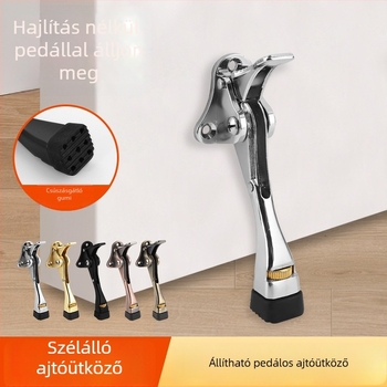 Állítható patkó alakú ajtóstop gumival