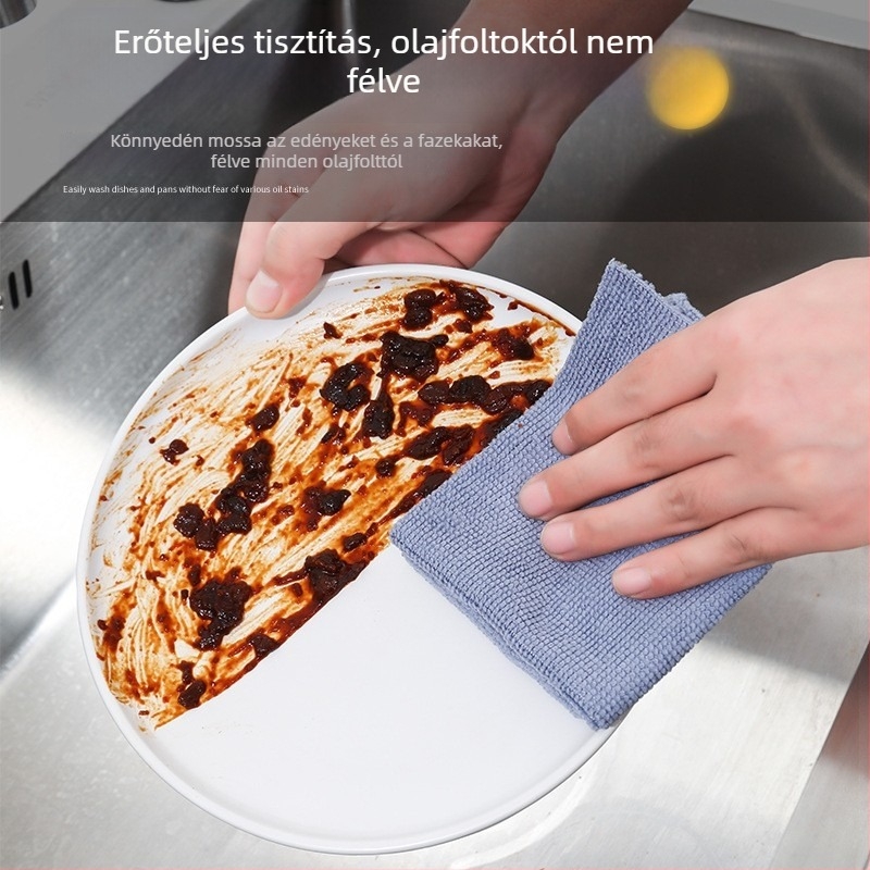 Konyhai rongy, vastagított, mosható, nedves-száraz kettős használat, kihúzható