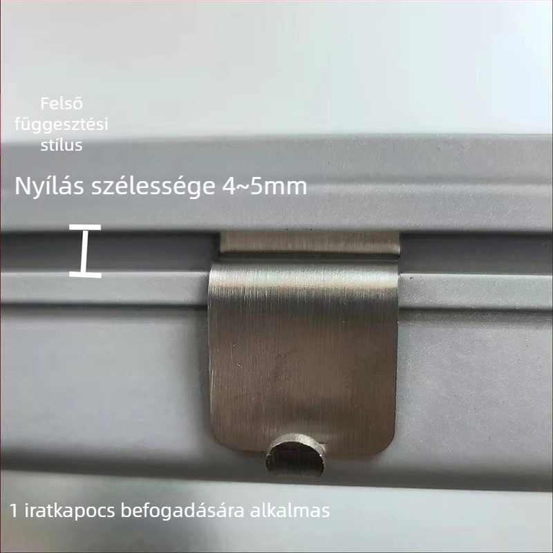 Hosszú karú dokumentumklipsz és asztali szervező kampó – irodai válaszfalakhoz