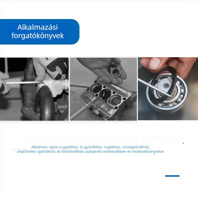 Autójavító mini horog eszköz olajtömítés eltávolítására, O-ring horog, ablakháló eltávolító és csavarhúzó