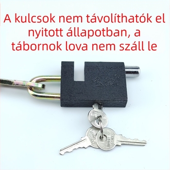 Hagyományos vaslánc-zár kerékpárokhoz, triciklikhez, kapukhoz és korlátokhoz