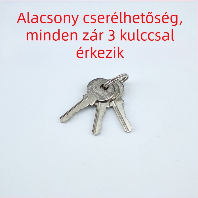 Hagyományos vaslánc-zár kerékpárokhoz, triciklikhez, kapukhoz és korlátokhoz
