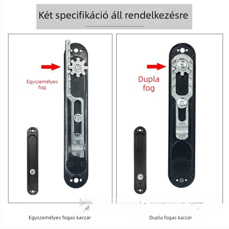 Gyémánt mintázatú ablakháló zár, rejtett fogantyúval és kulccsal, belső nyitású ablakokhoz