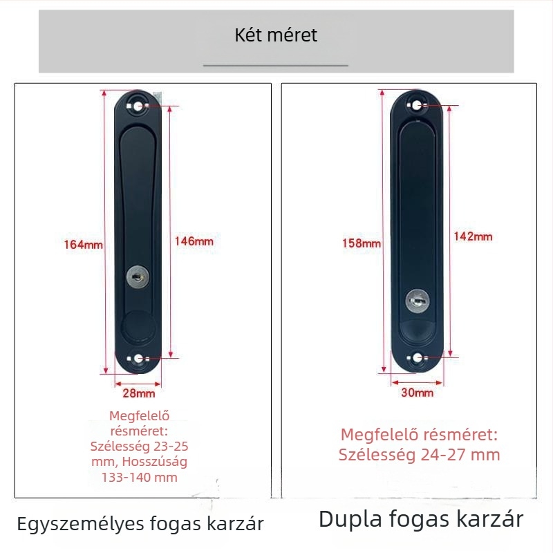 Gyémánt mintázatú ablakháló zár, rejtett fogantyúval és kulccsal, belső nyitású ablakokhoz