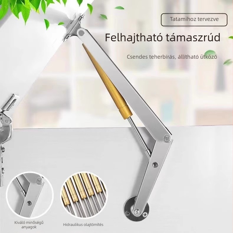 Tatami szekrény gázrugó tartórúd – teleszkópos ajtók és hidraulikus fedél
