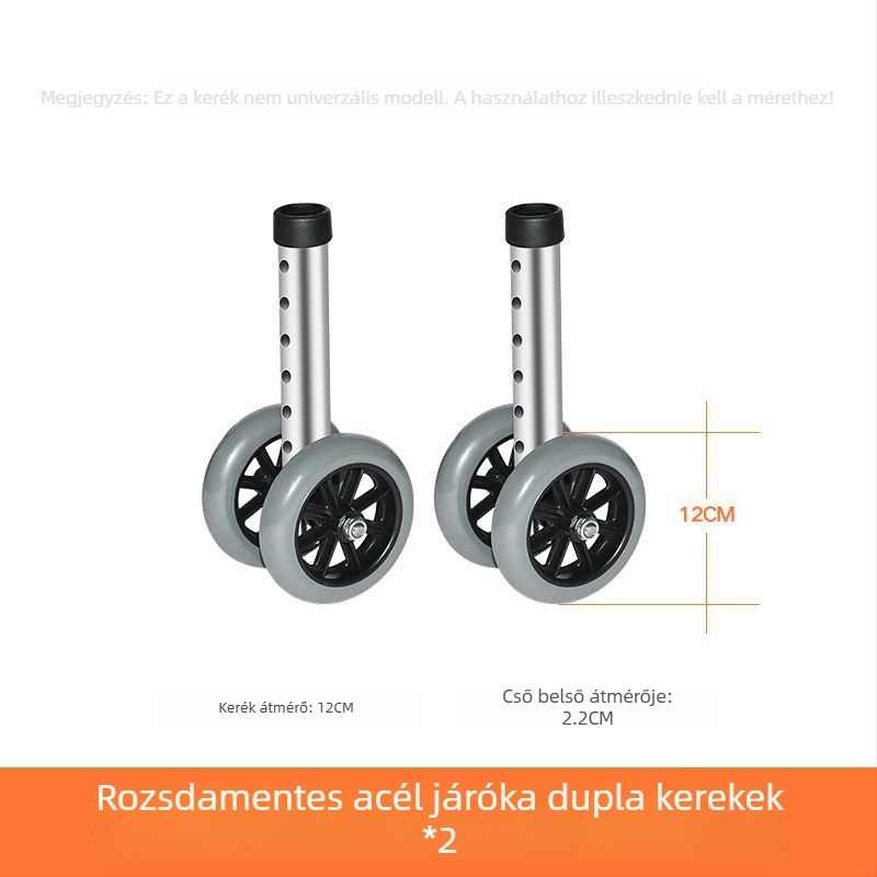 Univerzális járókeret-kiegészítők: toalettlap és bidetlappal, ülőpult és láb párna idősek számára
