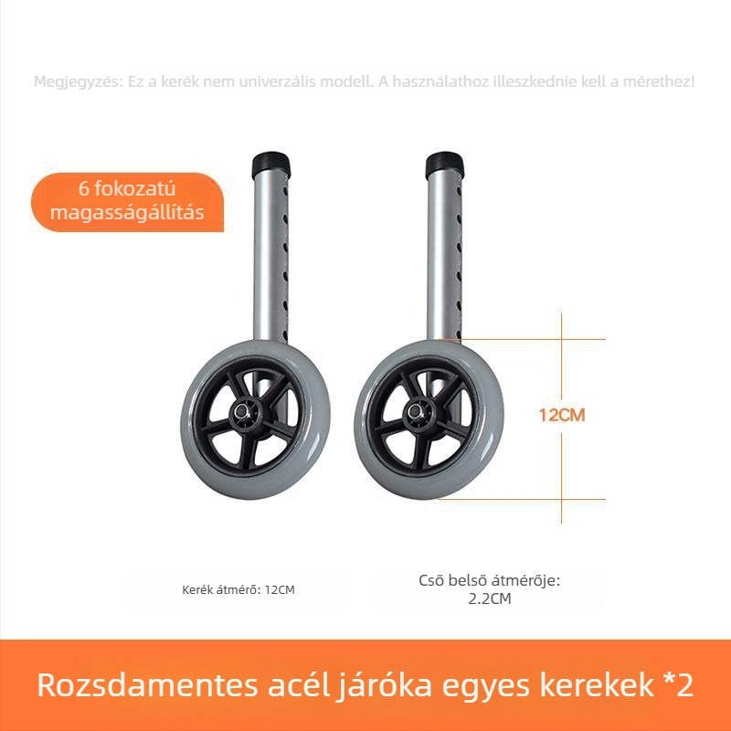 Univerzális járókeret-kiegészítők: toalettlap és bidetlappal, ülőpult és láb párna idősek számára