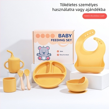 Baba maci mintás etetőedények, szilikonból, élelmiszerbiztos, ajándékdoboz