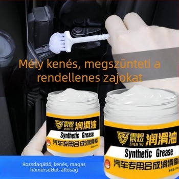 Gépjármű-karbantartási kenőanyag mechanikus zsanérokhoz és vezetősínekhez, csökkenti a beragadást és a zajt; fehér olaj ajtókhoz és napfénytetőhöz, ecsettel