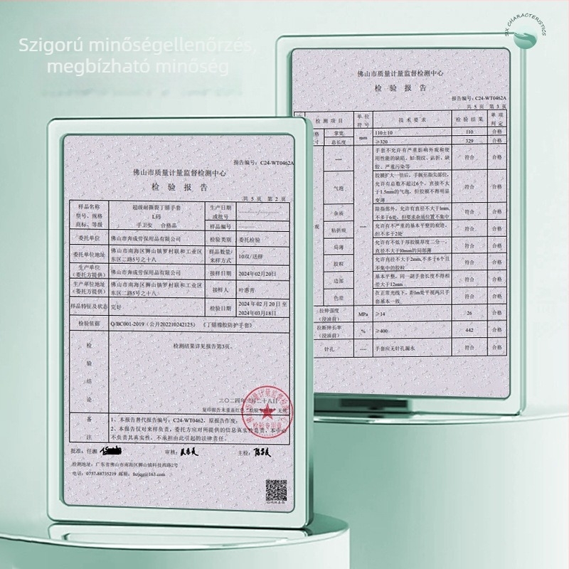 Nitril kesztyűk, tartósak háztartási használatra, konyhai mosogatáshoz és ruhák mosásához, vízálló, 32 cm hosszú