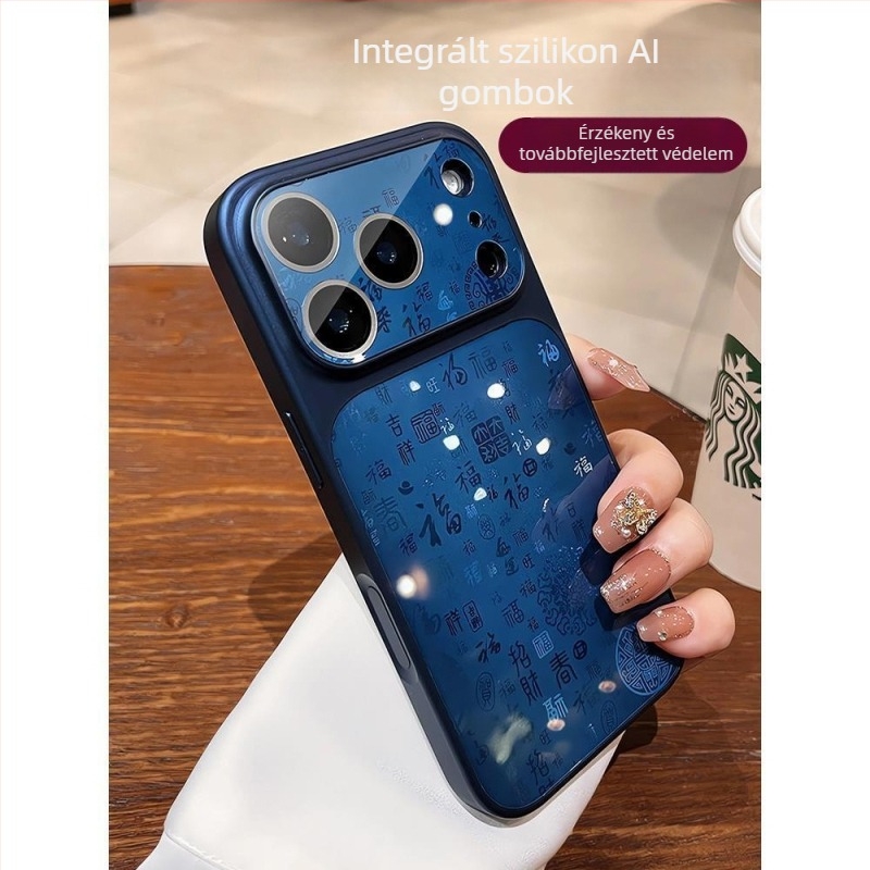 iPhone 16 Pro Max védőtok nagy kameranyílással