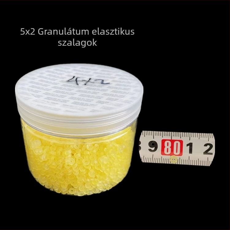 Gumiszalagos csali eszköz piros kukacokhoz – granulált csalival