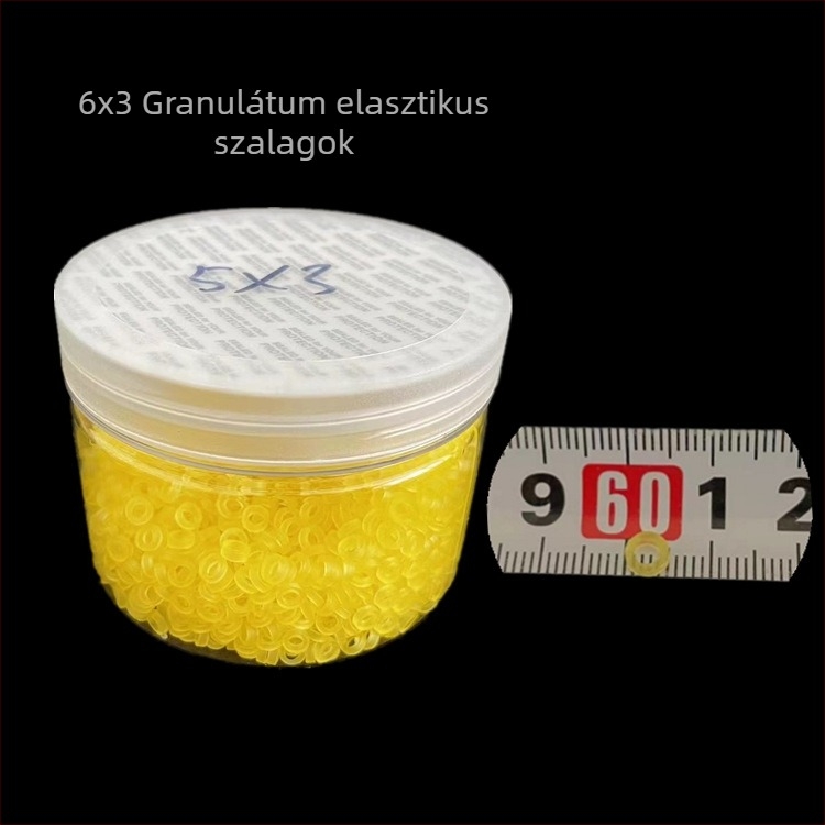 Gumiszalagos csali eszköz piros kukacokhoz – granulált csalival