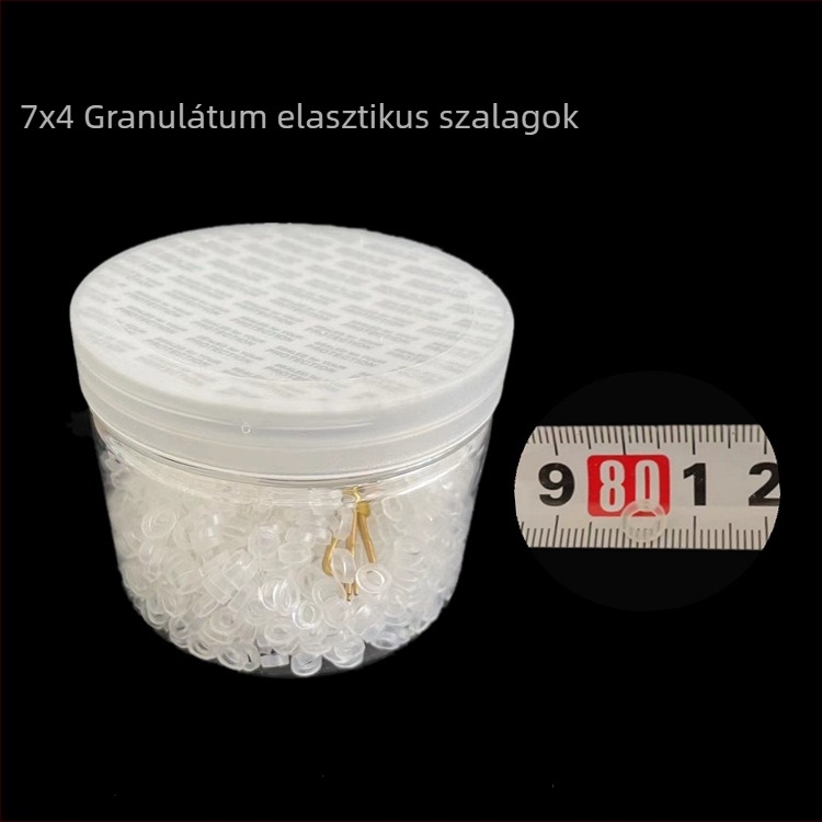Gumiszalagos csali eszköz piros kukacokhoz – granulált csalival