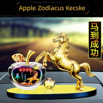 Autóillatosító dekoráció tizenkét állatból álló zodiákus motívummal
