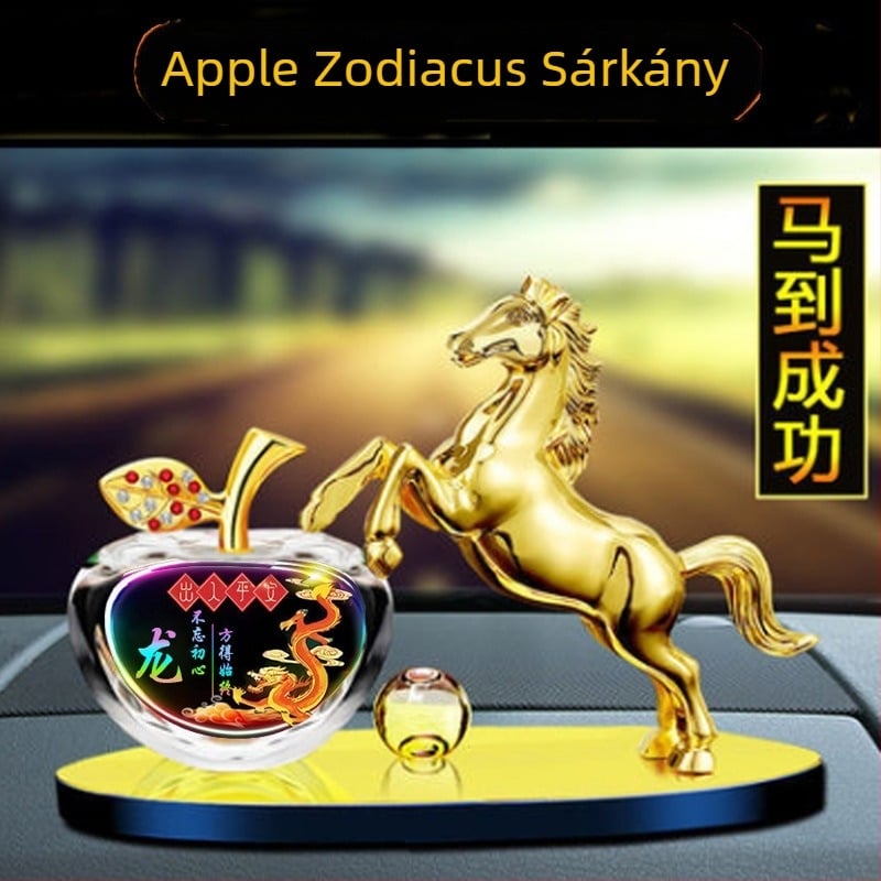 Autóillatosító dekoráció tizenkét állatból álló zodiákus motívummal