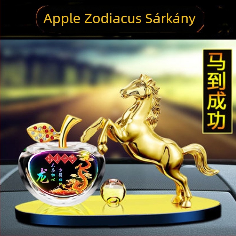 Autóillatosító dekoráció tizenkét állatból álló zodiákus motívummal