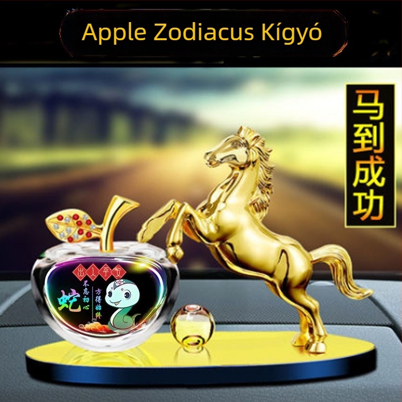 Autóillatosító dekoráció tizenkét állatból álló zodiákus motívummal