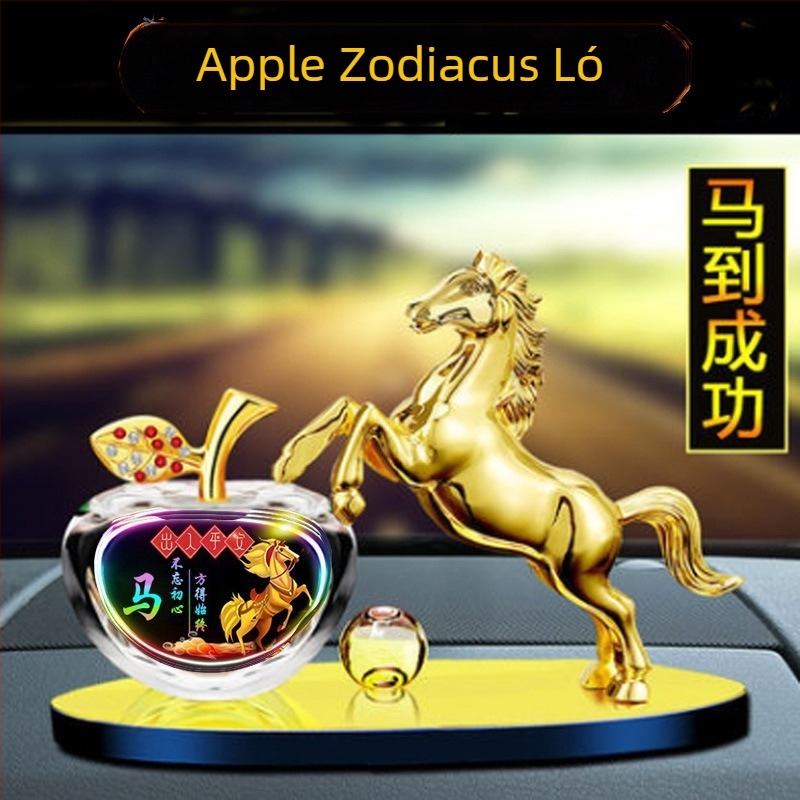 Autóillatosító dekoráció tizenkét állatból álló zodiákus motívummal