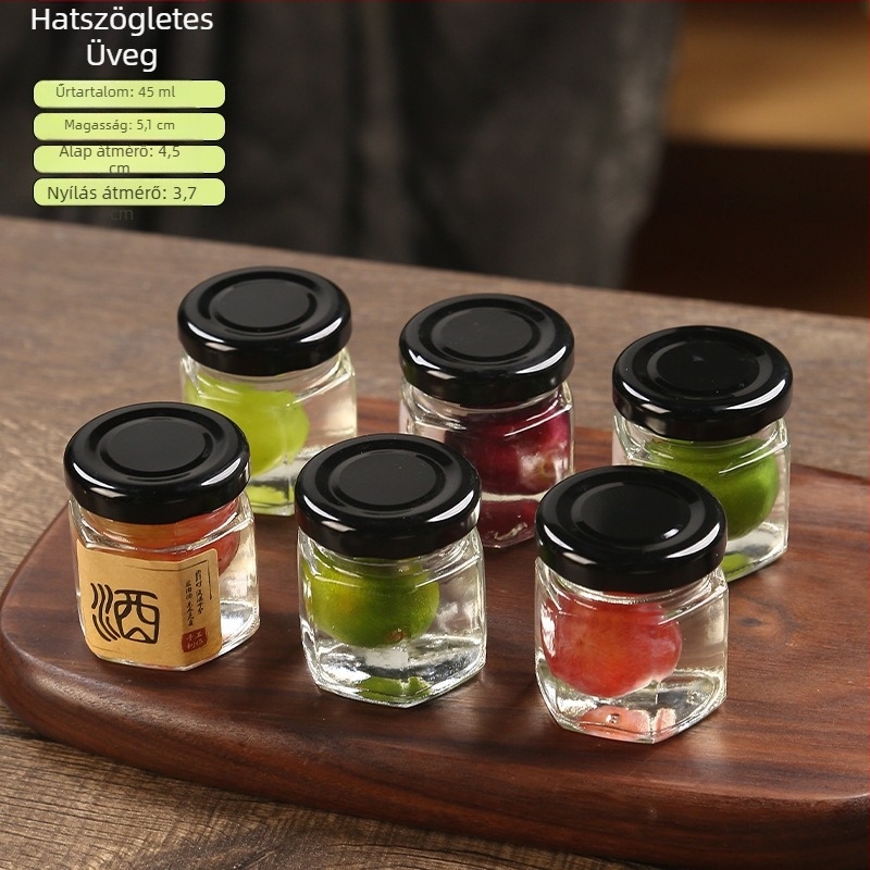 Mini üveg 800 ml infúzióhoz és savanyításhoz – lezárt, élelmiszer-minőségű