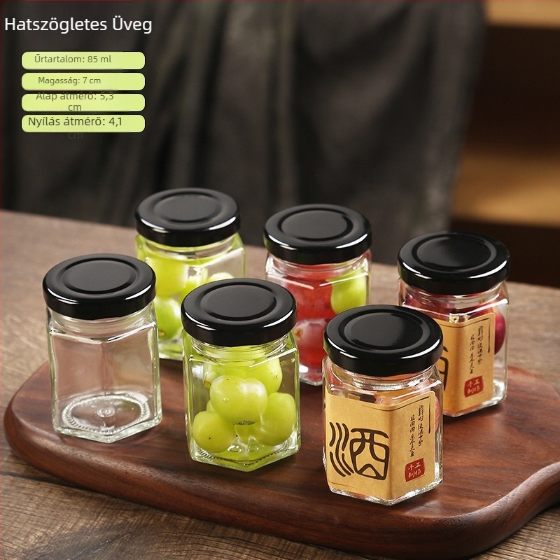Mini üveg 800 ml infúzióhoz és savanyításhoz – lezárt, élelmiszer-minőségű