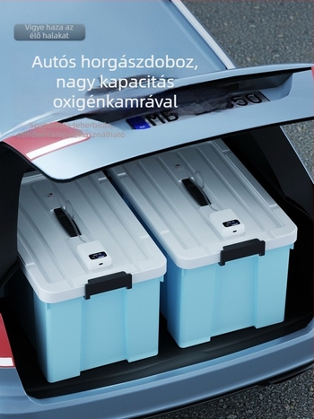 Integrált élőhalas vödör autóba szerelt szállítási tartállyal, halvédő, víztartó vödör, horgászati doboz, halak akvárium, teknős tenyésztőtartály