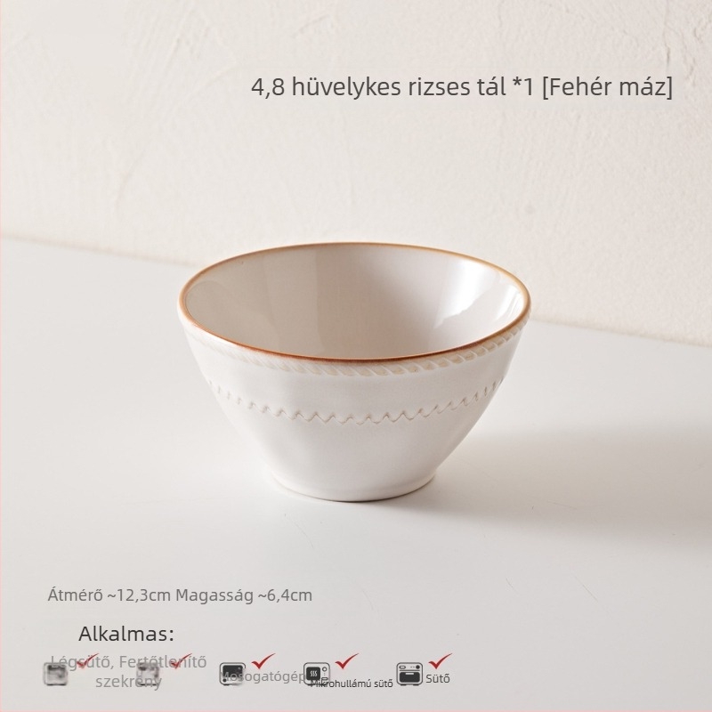 Stanley porcelán ramen tál, alul máz alatt színes, nagy leveses tál, kerek formájú, retro stílus, mikrosütőben használható, japán tészta tál