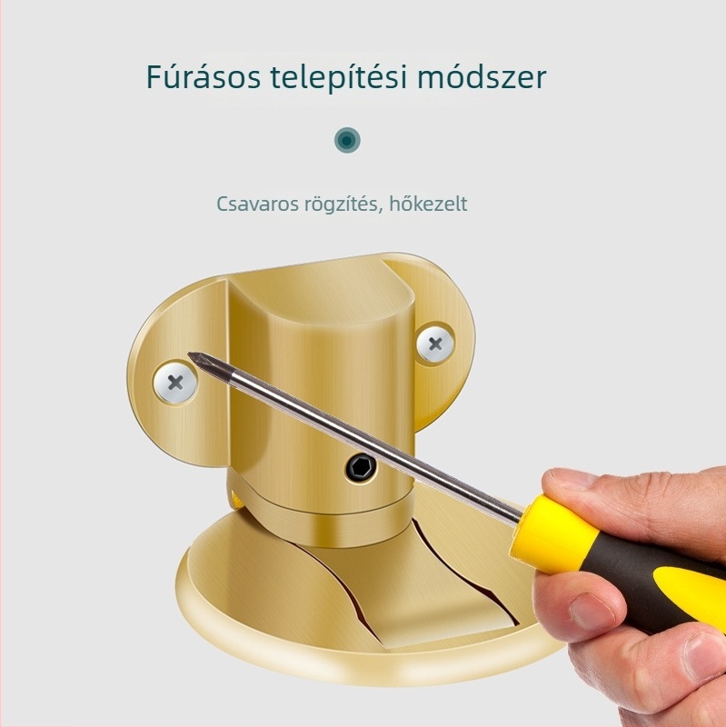 Zinkötvözet ajtó stopper, fúrás nélküli, padlóra szerelt, állítható magasság, csendes, rejtett mágneses ajtófogó hálószobához