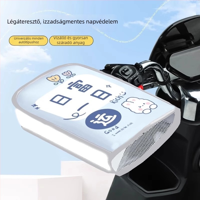 Nyári elektromos járművek napvédő kesztyűi kibővíthető napárnyékolóval, lélegző, kormányvédő borítással, vízálló és szélálló