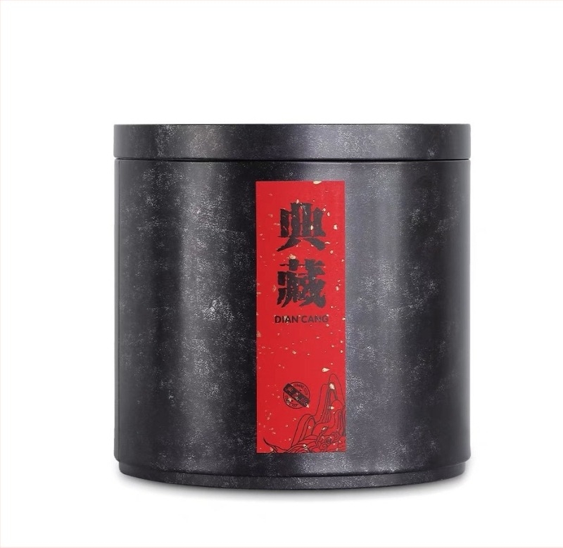 Új Yunnan Pu'er Fuding fehér tea – tea cake fémdobozban, hordozható mini fémdoboz