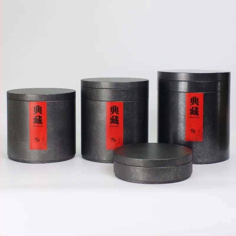 Új Yunnan Pu'er Fuding fehér tea – tea cake fémdobozban, hordozható mini fémdoboz