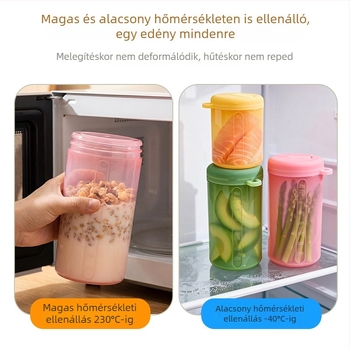 Szilikon-zárható konyhai tárolóüveg, keményítő és száraz élelmiszerek számára, nedvességálló, frissességmegőrző