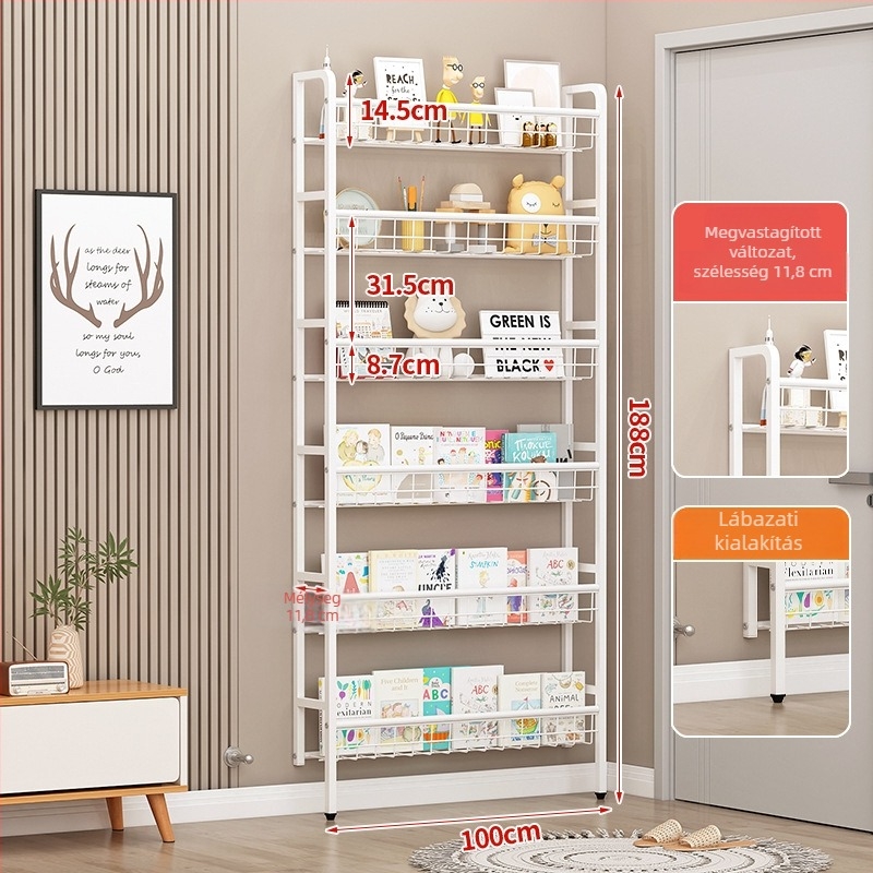 Új falra szerelhető konyhai tároló, több-szintű, helytakarékos, modern minimalista kialakítás
