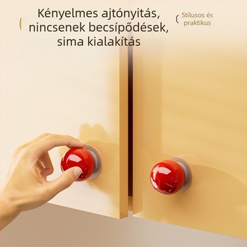 Szívókorongos ajtófogó kampóval, fúrás nélkül — WC ajtókhoz, szekrényekhez, fiókokhoz, tolóajtókhoz és ablakokhoz