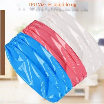 Vízálló TPU bőr karvédők, vastagok, olajállóak és kopásállóak, szennyeződés elleni védelemre, tengeri élelmiszer- és élelmiszeripari felhasználásra
