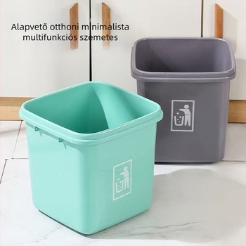 Nag kapacitású szemetes 30L/40L/60L, beltéri és kültéri használatra, konyhának, kereskedelmi és háztartási felhasználásra, extra nagy osztálytermi kuka