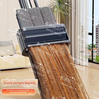 Otthoni használatra érintésmentes, sík felületű mop – nedvszívó mikroszálas, egyszerű padlótisztítás