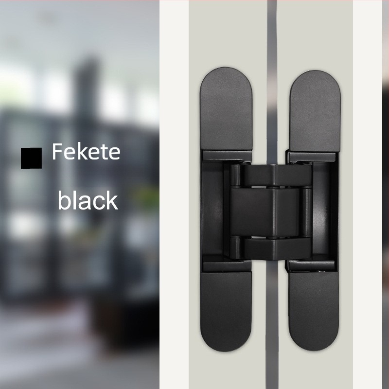3D-s állítható, 180°-os rejtett pánt cink ötvözetből, faajtókhoz
