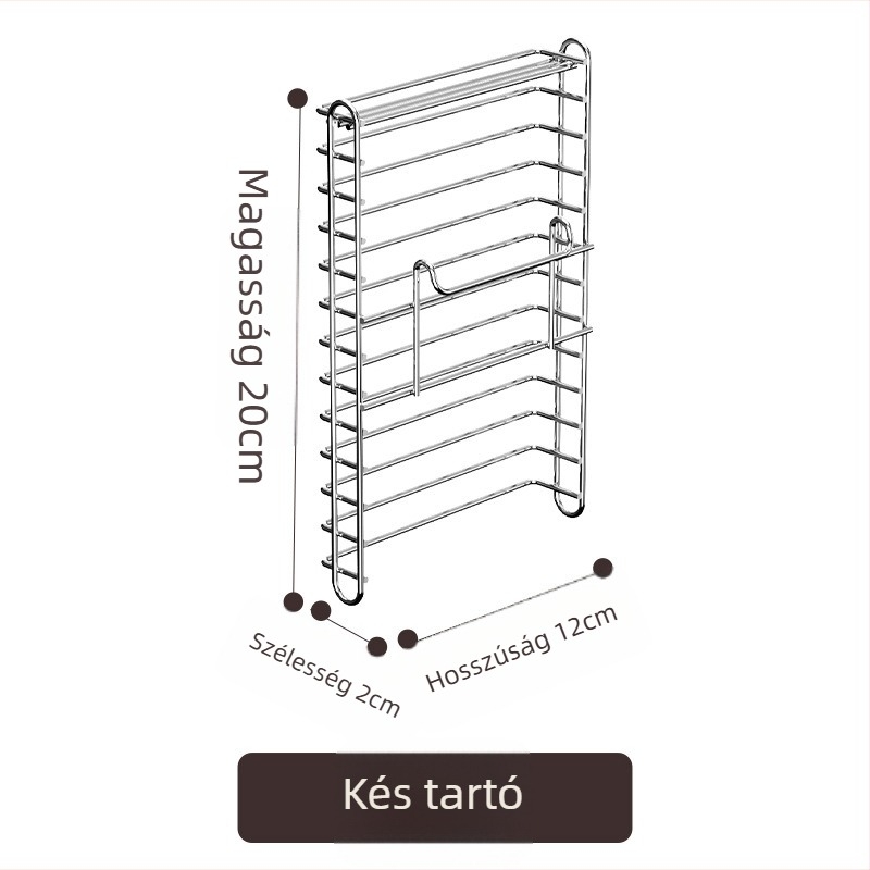 Rozsdamentes acél edény- és tálaszárító állvány mosogatótálcához, szerelés nélkül, nagy kapacitású, többfunkciós