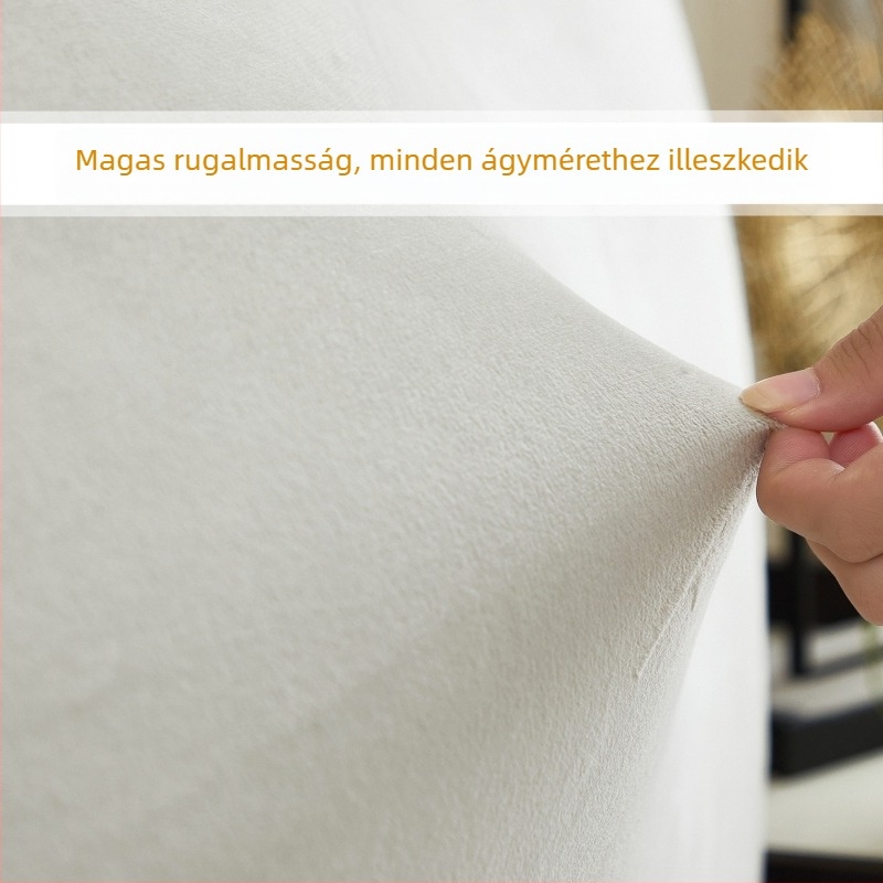 Minimalista, rugalmas ezüst róka velúr fejvég huzat, teljes lefedés, porvédő