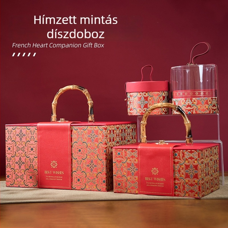 Prémium ajándékdoboza vállalati ajándékokhoz és ünnepi csomagoláshoz, dolgozói ajándékokhoz, koszorúslányoknak és koszorúfiúknak.