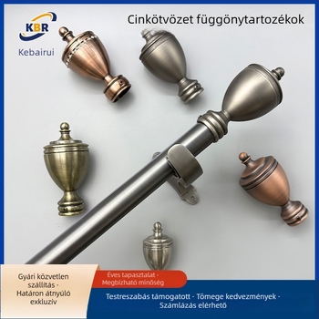 Többszínű vintage függönyrú kiegészítők, dekoratív fej készlet cinkötvözetből, európai stílusú