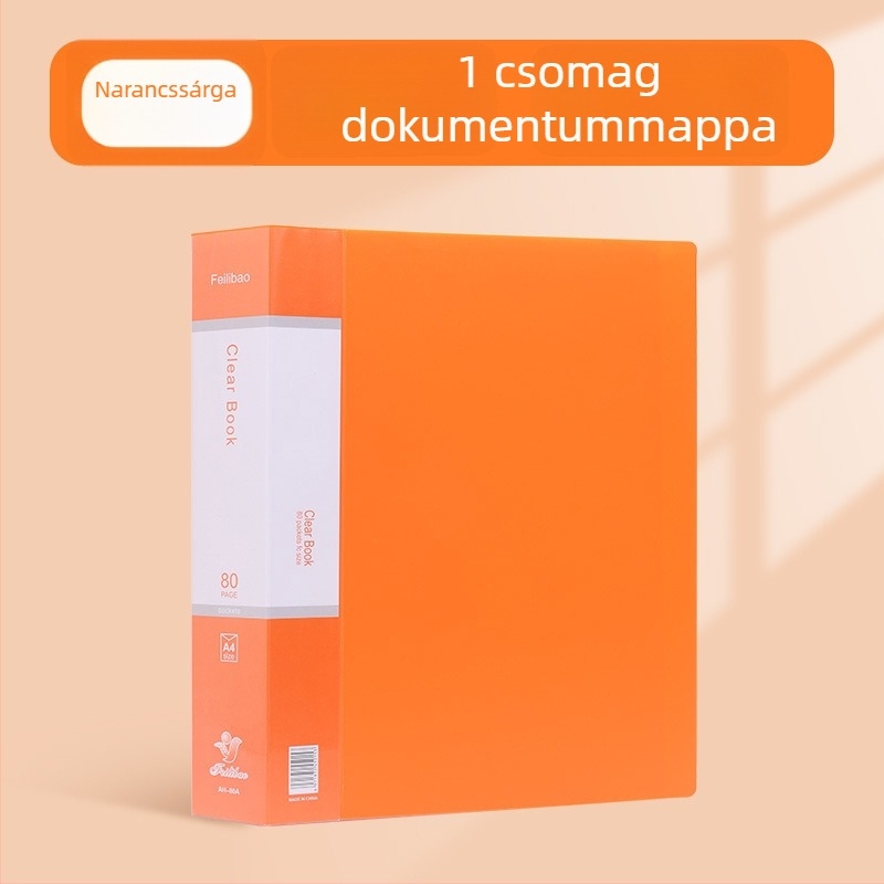 A4-es vastagított átlátszó fájlmappa tesztekhez és terhességi vizsgálatokhoz, többoldalas információs tartó, műanyag