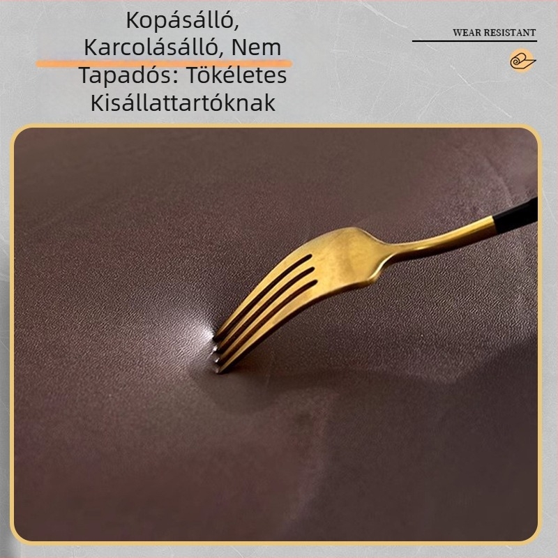 Rugalmas PU ágyfej borítás - teljes lefedés, porvédő, letisztult, puha bőrhatású